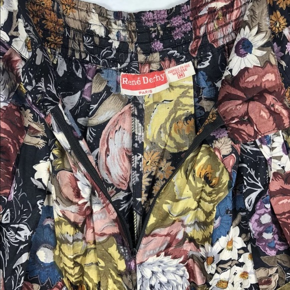 Vintage 90’s René Derhy Paris Gaucho Floral Pants - Picture 8 of 8